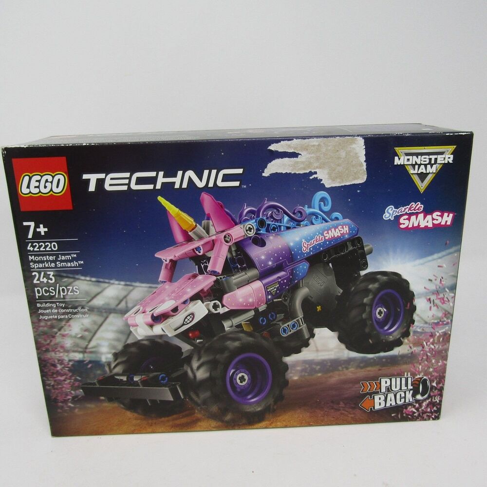 LEGO Technic 42220 Monster Jam Sparkle Smash Monster Truck Set 243 Pcs 7+ NEW